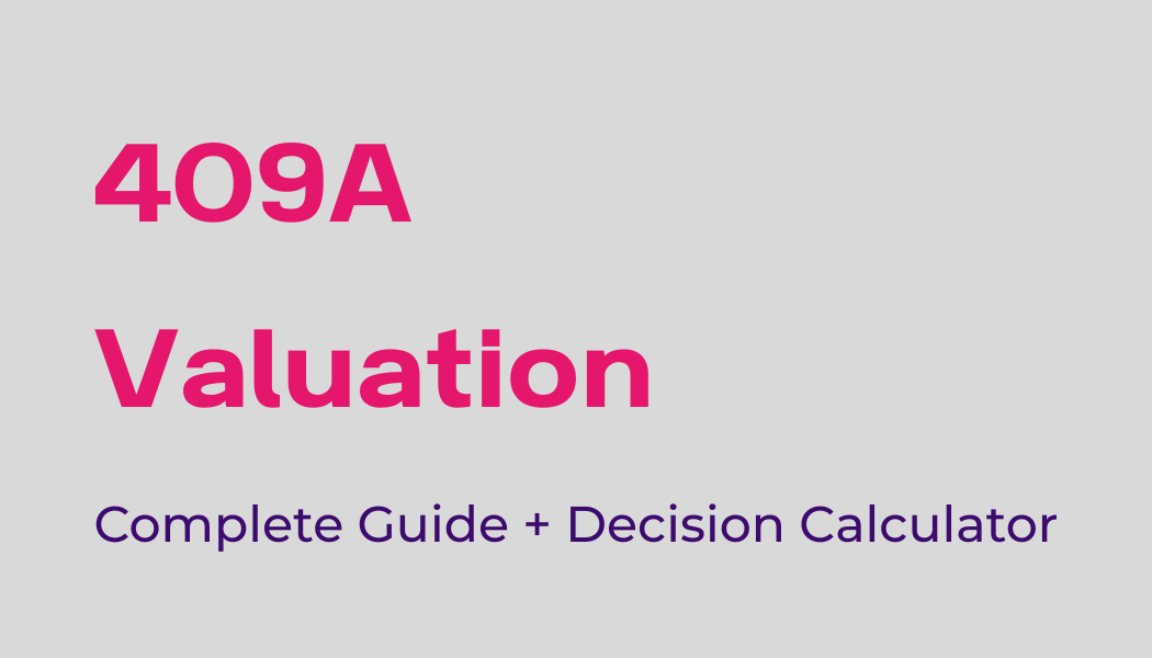 The Real Cost of 409A Valuations in 2025: Complete Guide + Decision Calculator - Valuation article