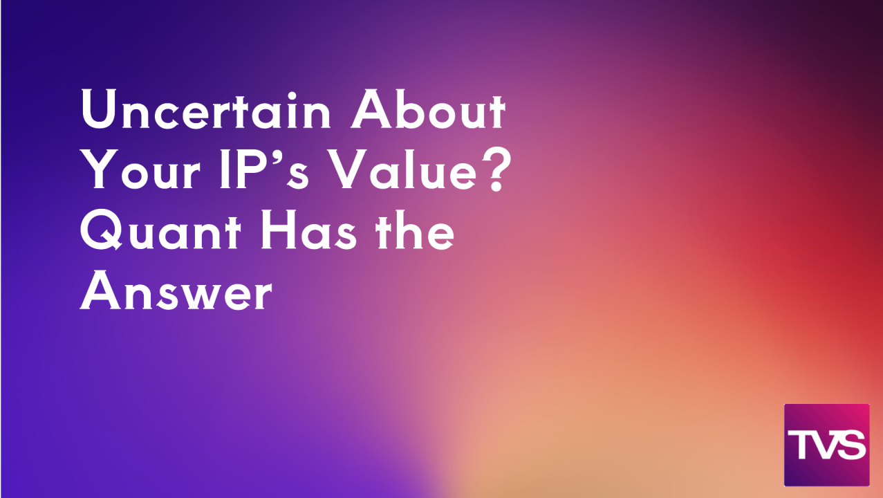 Uncertainty in IP Value: How Can Quant Help? - AI & Technology article